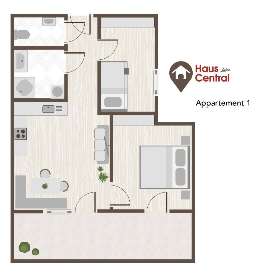 Haus Central Lofer Extérieur photo