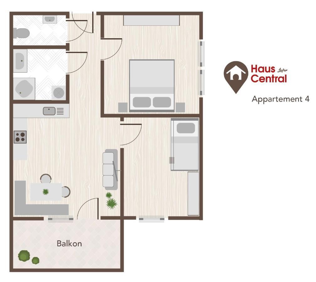 Haus Central Lofer Extérieur photo