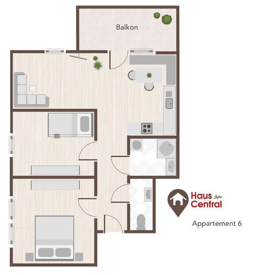 Haus Central Lofer Extérieur photo